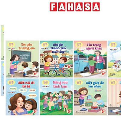 Sách - Bộ Sách Em Tập Ứng Xử Lịch Sự (Bộ 8 Cuốn)