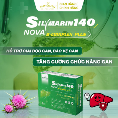 Viên uống Silymarin 140 hỗ trợ giải độc, bảo vệ và tăng cường chức năng gan (30 viên) - Nutramed