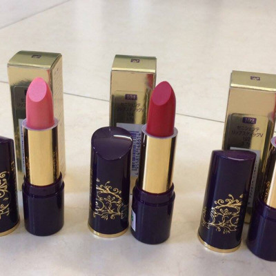 Son thỏi mịn môi lâu phai Naris Ceniciente Lipstick Nhật Bản 3g (#101: Hồng nhạt) + Móc khóa 