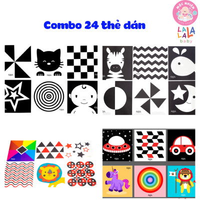 Bộ Thẻ Zigzag Lalala Baby Kích Thích Thị Giác Trí Não Cho Trẻ Sơ Sinh (0-12 Tháng)