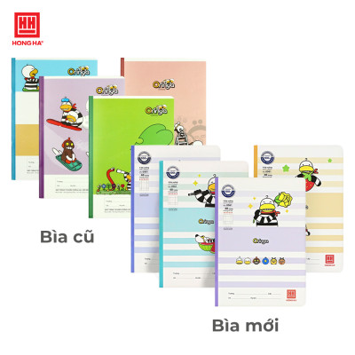 Lốc vở 4 Ô ly 48 trang Hồng Hà School Oringa Galaxy - 0561