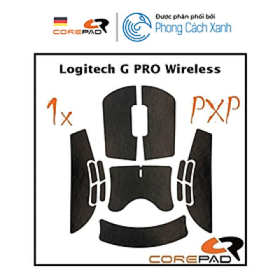 Bộ grip tape Corepad PXP Grips cho Logitech G PRO Wireless / Logitech G PRO 2 Lightspeed - Hàng Chính Hãng