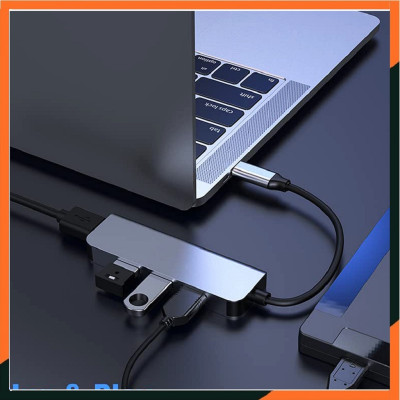 Hub Chuyển Đổi Type C Chính Hãng 4 in 1/5 in 1/ 6 in 1/ 7 in 1 và 8 in 1 | Vỏ Nhôm Cao Cấp | Truyền Tải Nhanh Chóng | Đa Dạng Kết Nối - Hàng Nhập Khẩu