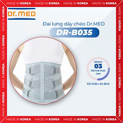Đai lưng dây chéo Dr.MED DR-B035