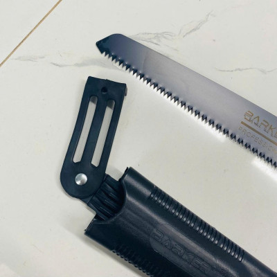 Cưa gỗ, cưa cành cầm tay cao cấp 350mm Barker có vỏ bao đựng cưa