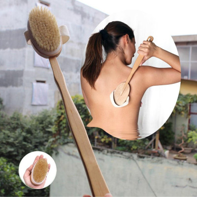 Bàn Chải Tắm Cọ Da Khô, Tẩy Da Chết Body, Gậy Chà Da Khi Tắm Massage Body Cực Đã Loại Tháo Rời (Hàng Chính Hãng)