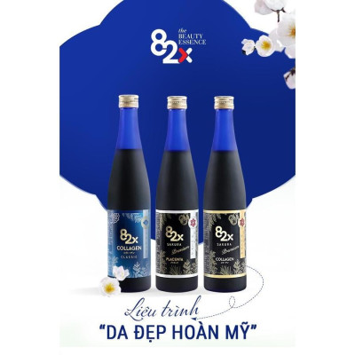 ĐẸP NÕN NÀ - DA PHỦ SƯƠNG CĂNG MƯỚT Combo 3 Chai: COLLAGEN + SAKURA COLLAGEN + SAKURA PLACENT Nước Uống Đẹp Da Nhật Bản