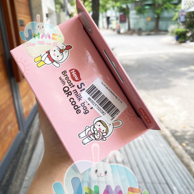 Túi trữ sữa Sunmum đủ dung tích và nguyên tem niêm phong bạc đảm bảo chất lượng nhập khẩu