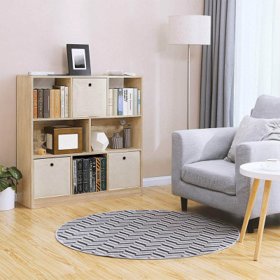 Kệ sách gỗ MDF kiểu nhỏ gọn tiện dụng SMLIFE Bourinot