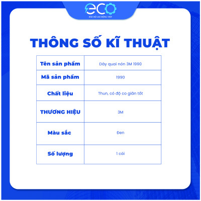 Dây quai nón mũ bảo hộ 3M 1990