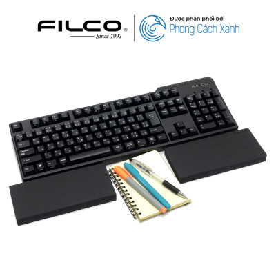 Kê tay bàn phím cơ Filco Animal Free Leather Macaron - L3 Black (Kiểu tách) - Hàng Chính Hãng