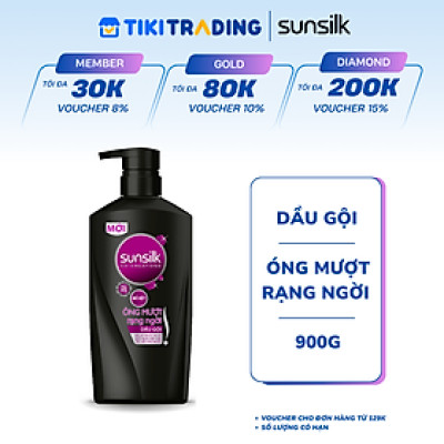 Dầu gội Sunsilk Óng Mượt Rạng Ngời 900g