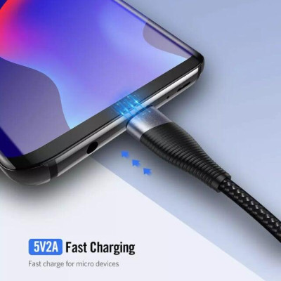 Ugreen UG50872ED017TK 0.5M màu Xám Cáp sạc truyền dữ liệu USB 2.0 sang MICRO USB đầu mạ thiếc - HÀNG CHÍNH HÃNG