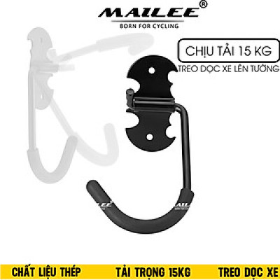 Móc treo xe đạp địa hình nằm dọc (bản lề rộng) gắn tường BG-259, giá trưng bày xe đạp móc sắt - Mai Lee