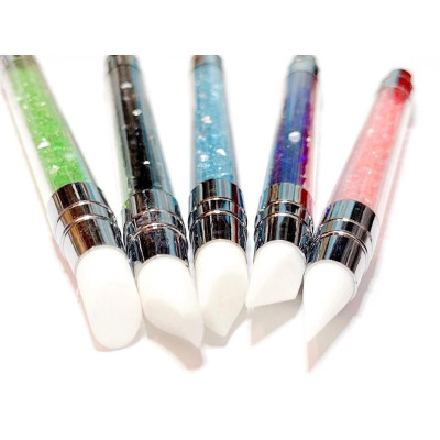 Bút Silicon Đa Năng 2 Đầu Nặn Hoa Nặn Thú Chà Tráng Gương Miết Sticker Nail Nữ Women