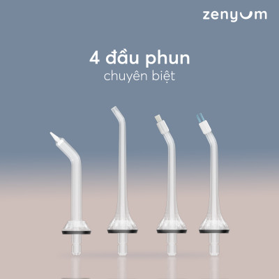 Máy Tăm Nước Zenyum Pro - Màu Đen/Trắng/Hồng