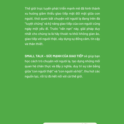 Small Talk - Sức Mạnh Của Giao Tiếp - Tặng kèm Bookmark