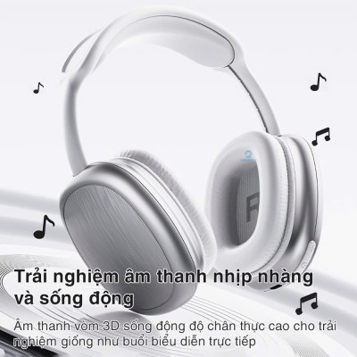 Headphone tai nghe bluetooth không dây chụp tai Rockspace O5 có mic hàng chính hãng BH 1 năm