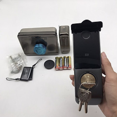 Khóa cửa thông minh chống nước G04.1M - 1 Mặt vân tay bên ngoài bên trong núm vặn ( Hàng nhập khẩu)