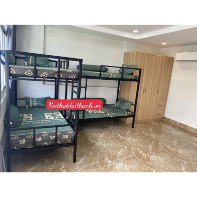 Giường sắt homestay dành cho ký túc xá 1mx2m