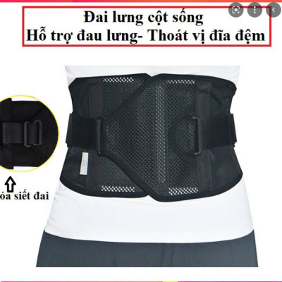 Đai Lưng Cột Sống Cao Cấp SON YOUNG Thoáng Mát Chống Đau Lưng, Hỗ Trợ Thoát Vị Đĩa Đệm,Vôi Hóa
