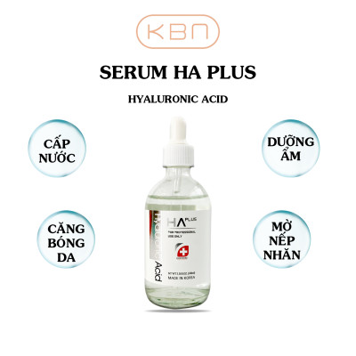 [KHUYẾN MÃI] Serum HA Plus Dưỡng Ẩm Căng Bóng Giảm Nếp Nhăn Hyaluronic Acid AWAKETHECELL 100ml
