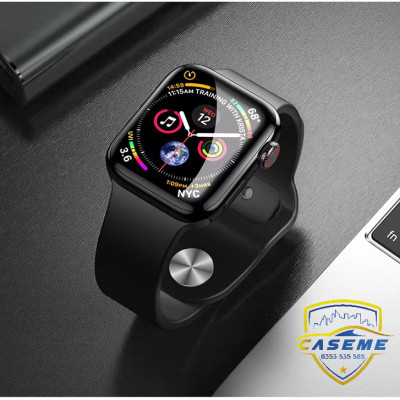 Miếng dán màn cho Apple Watch 44mm / 40mm / 42mm / 38mm cường lực dẻo Full viền 5D, chống xước, chống sốc cao cấp - Hàng nhập khẩu.