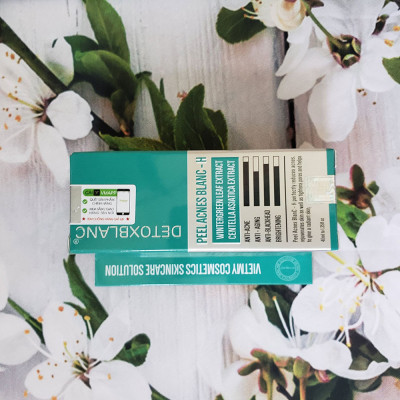 Serum hỗ trợ trị mụn Detox Blanc Peel Acnes Blanc 40ml (Serum H cho da nhiều mụn)