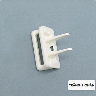 Nút Bịt Ổ Điện Babyup an toàn cho bé, nhựa ABS cao cấp, có móc kéo (Bộ 10 cái), loại 2 chân 3 chân chống giật nhỏ gọn chắc chắn