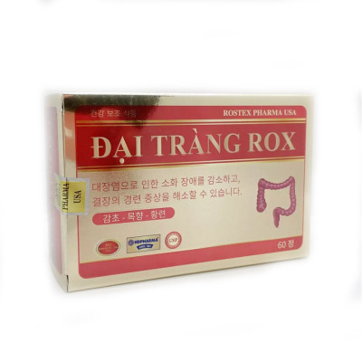 Đại Tràng Rox giảm rối loạn tiêu hóa, co thắt đại tràng Hộp 60 viên