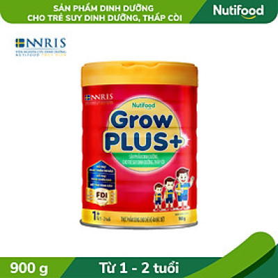 Sữa Bột Nutifood GrowPLUS+ Suy Dinh Dưỡng (Đỏ) 1+ Lon 900G
