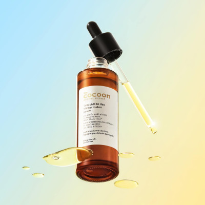 Combo Tinh chất bí đao sạch mụn cocoon 70ml + Son dưỡng dầu dừa Bến Tre cocoon 5g
