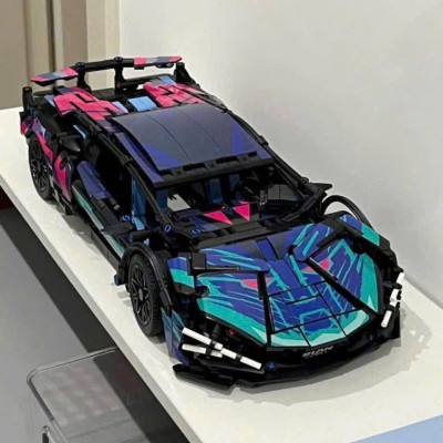 Mô hình lắp ráp siêu xe Lambo tỉ lệ 1:14 , Đồ chơi lắp ráp xe ô tô