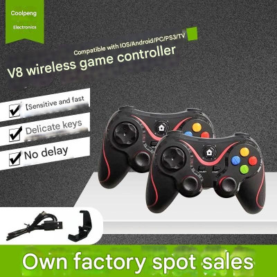 Gamepad tay game Không dây Bluetooth V8 Đa kết nối cho máy tính, laptop, smartphone, máy tính bảng, máy game hàng nhập khẩu