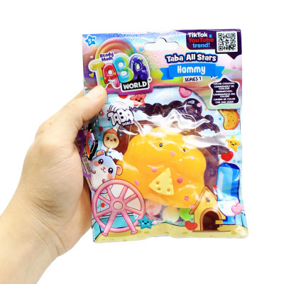 Đồ Chơi Móc Khóa Squishy - Taba World 855001-6L - Chuột Hamster