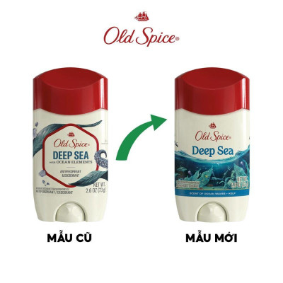 Sáp Khử Mùi Old Spice Deep Sea With Ocean Elements Antiperspirant & Deodorant 73g