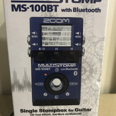 Bàn đạp ghita có Bluetooth ZOOM MS-100BT - Hàng chính hãng