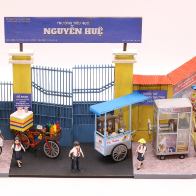 MÔ HÌNH TỰ LẮP RÁP DIY SÀI GÒN THU NHỎ - HỒI ỨC MÁI TRƯỜNG XƯA - GP02