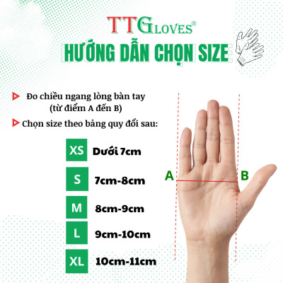 Găng Tay Cao Su Y Tế Size M Không Bột Nitrile TTGLOVES Màu Tím (100 Chiếc)
