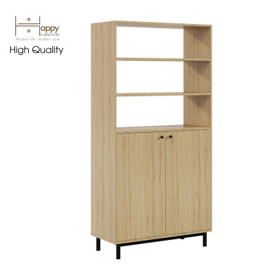 [Happy Home Furniture] CATY  , Kệ sách 6 tầng - chân sắt ,  90cm x 40cm x 180cm (DxRxC), KSA_017
