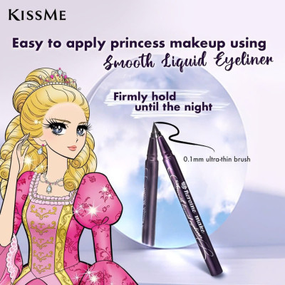 Bút Kẻ Mắt Nước Siêu Chống Trôi Nét Siêu Sắc Mãnh Màu Nâu Kissme Heroine Make Smooth Liquid Eyeliner Super Keep 0.1 G