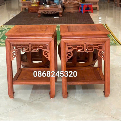 Đôn gỗ hương đá để đồ đa năng kt cao 70×30cm 
