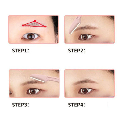 Dao Cạo Chân Mày Nữ - Vỉ 03 Dao Cạo Chân Mày