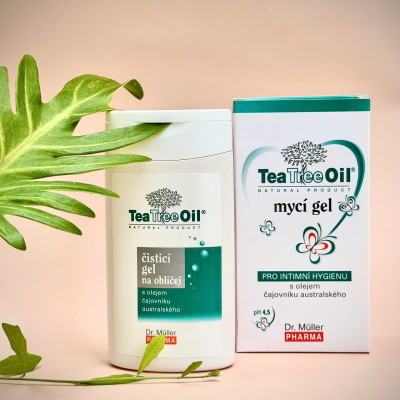 Dung dịch vệ sinh Teatree Oil Gel Dr.Muller Pharma 200ml- Dịu Nhẹ, Kháng khuẩn [ Nhập khẩu chính hãng CH Séc]