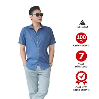 Áo Sơ Mi Nam Ngắn Tay Aligro ALGS-C75