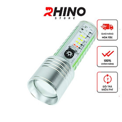 Đèn xe đạp siêu sáng cảm biến thông minh, chống nước Rhino L103 Gồm 8 chế độ sáng - Hàng chính hãng 