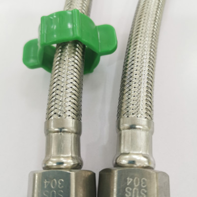  BỘ ĐÔI 2 DÂY CẤP NƯỚC INOX 304  DÀI 50CM