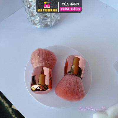 Chổi Phủi Bụi Nail Lông Mịn Mềm, Thiết Kế Đầu Nấm, Chất Liệu Sợi Tổng Hợp, Hiệu Quả Loại Bỏ Bụi Bẩn Cho Mọi Thợ Làm Nail