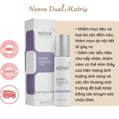 Tinh chất chống lão hóa và làm đều màu da đột phá Neove dual matrix [RETINOL + DNA]