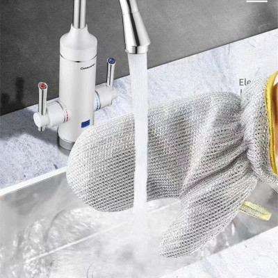 Găng Tay Rửa Chén Sợi Bạc Cách Nhiệt Đa Năng - Bảo Vệ Tay, Tiện Dụng Trong Nhà Bếp - HÀNG CHÍNH HÃNG MINIIN